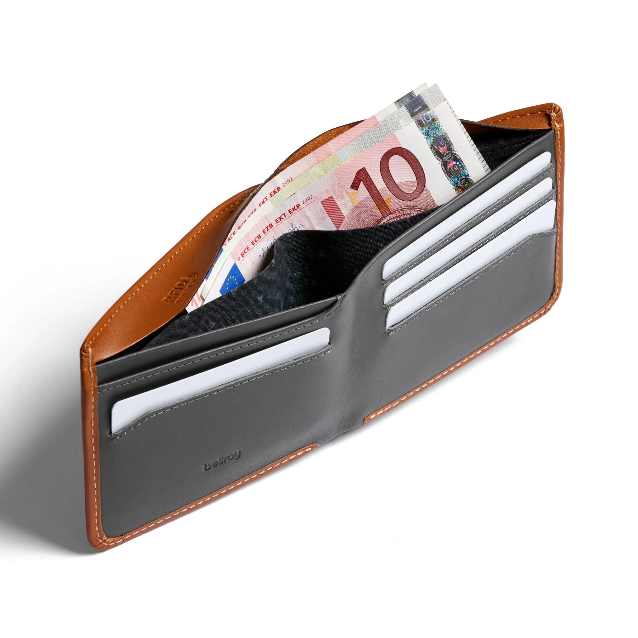 Bellroy Hide & Seek Leather Wallet Caramel - Image 4
