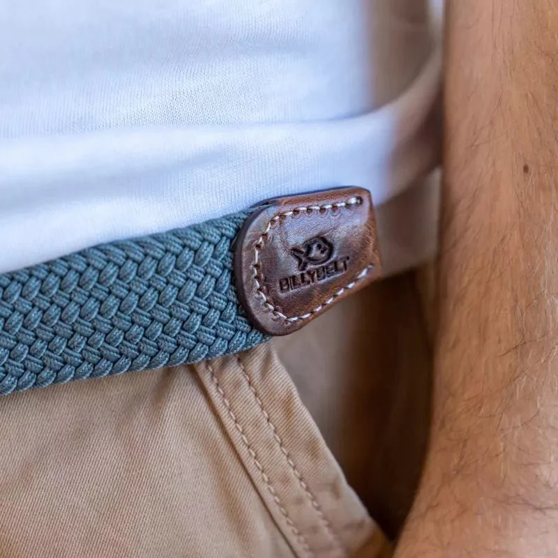 BillyBelt Braided Belt Stone Blue - Image 3