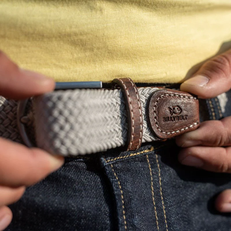 BillyBelt Braided Belt Sandy Beige - Image 2