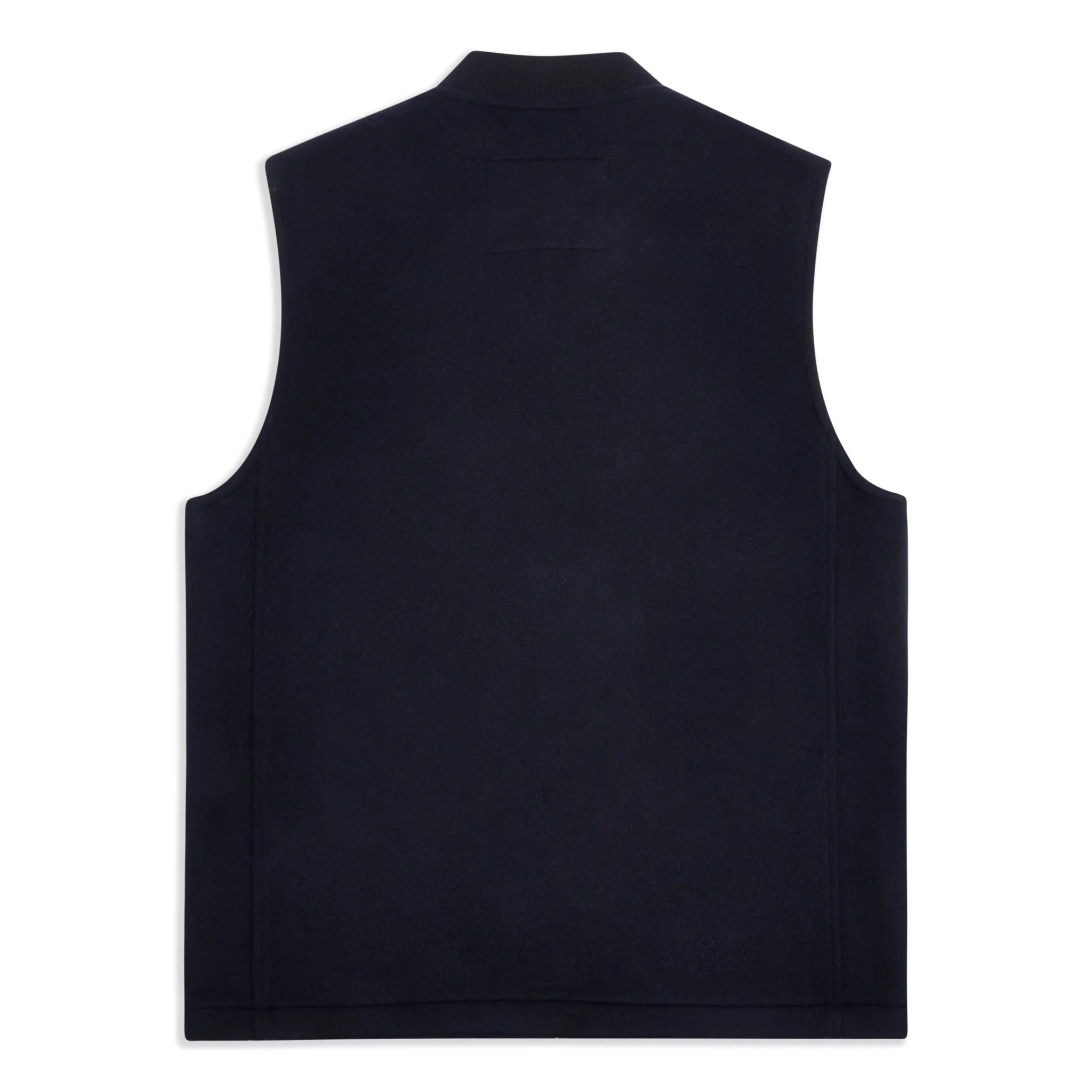 Burrows & Hare Wool Gilet Navy - Image 3