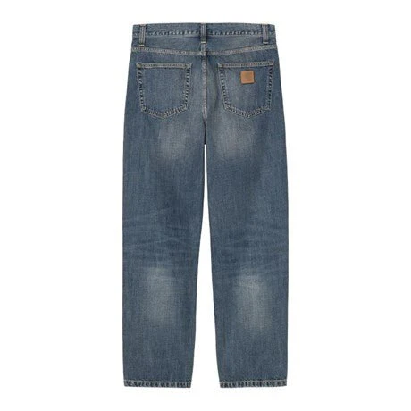 Carhartt WIP Aaron Pant Camano Denim Blue Dark Used - Image 2