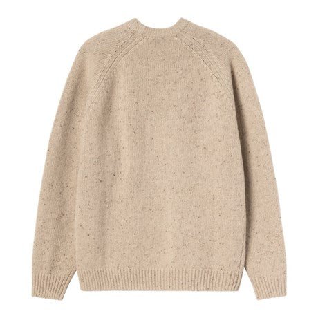 Carhartt WIP Anglistic Wool/Cotton Crew Speckled Fleur De Sel - Image 4