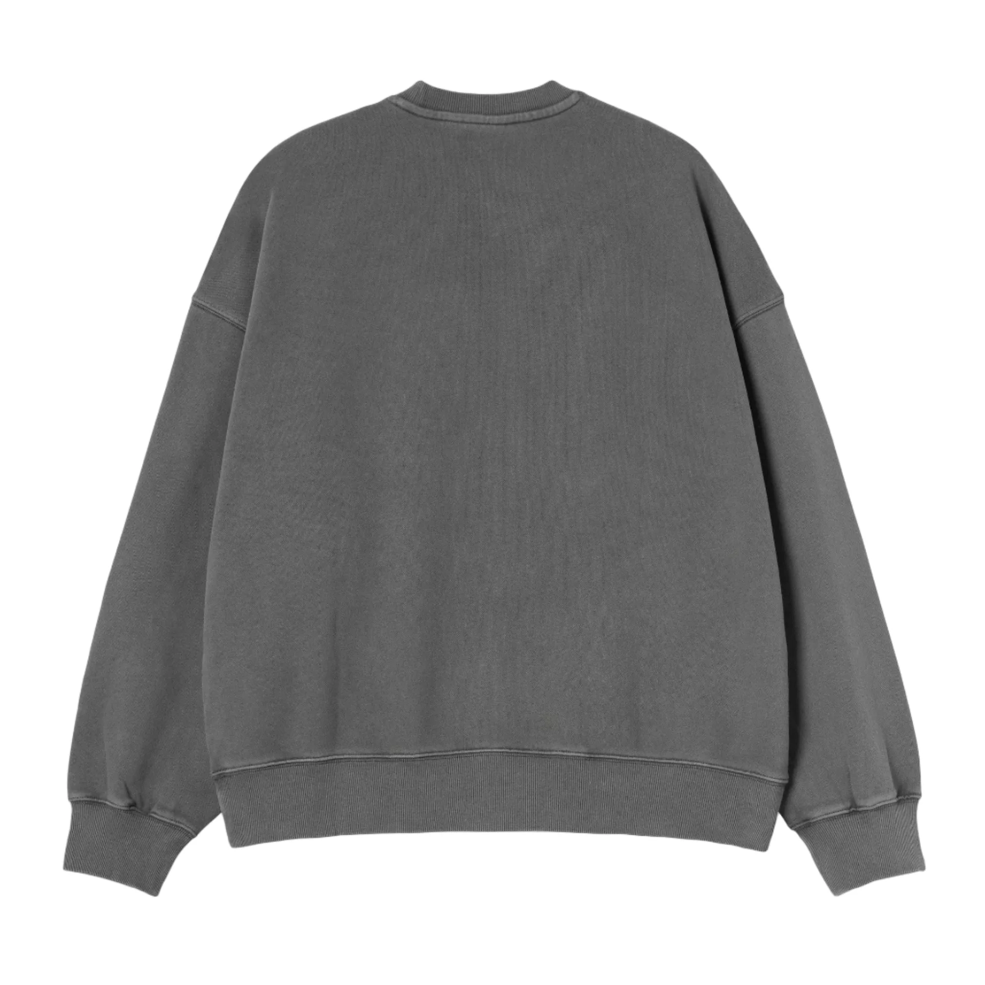 Carhartt WIP Benton Cotton Sweat Graphite Garment Dye - Image 2