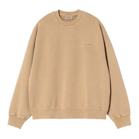 Carhartt WIP Benton Cotton Sweat Peanut Garment Dye - Image 2