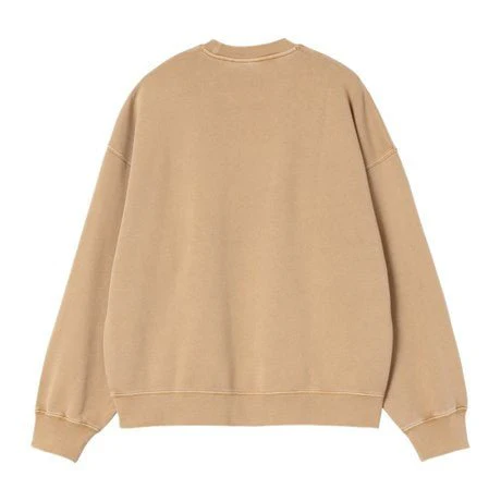 Carhartt WIP Benton Cotton Sweat Peanut Garment Dye - Image 4