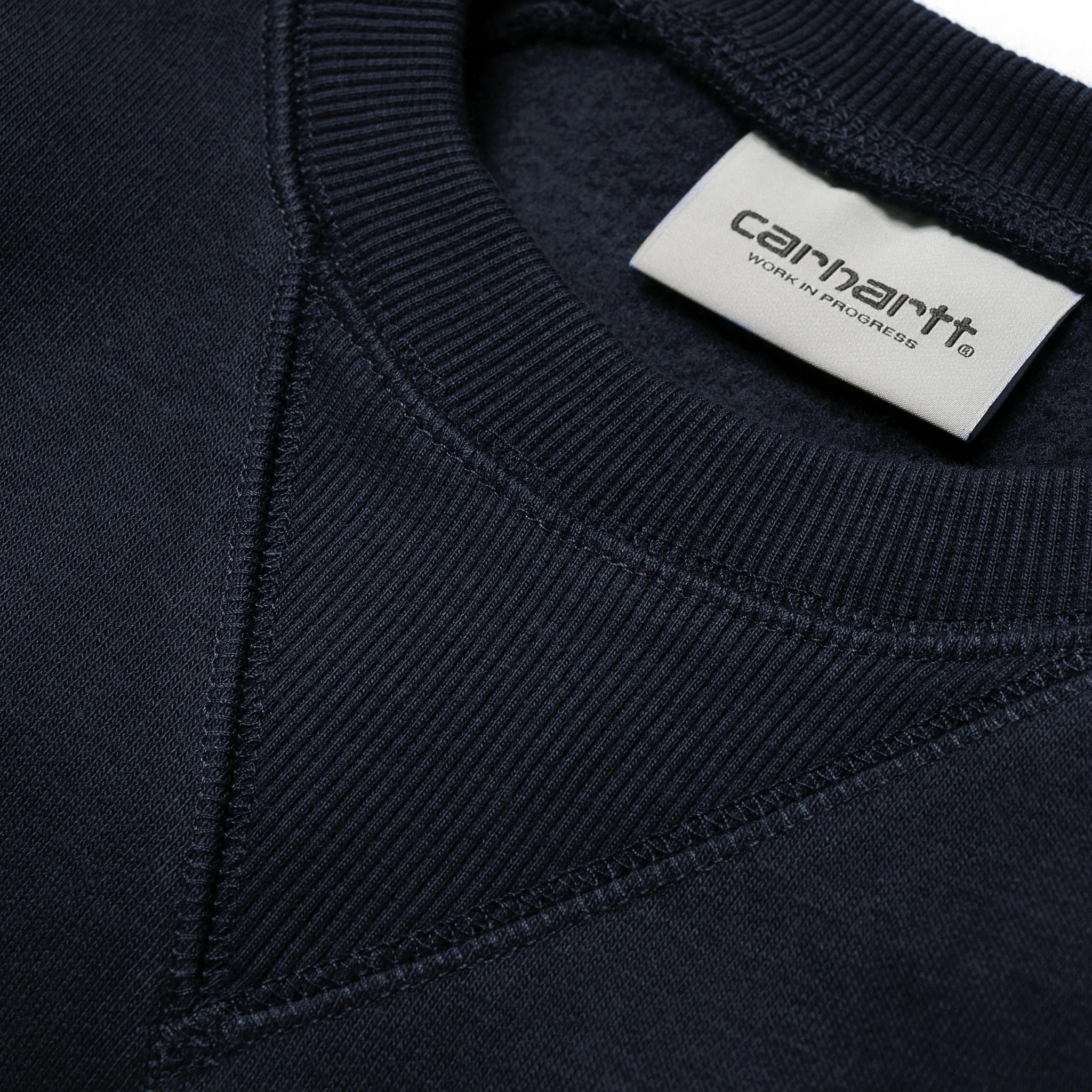 Carhartt WIP Chase Sweat Dark Navy/Gold - Image 6