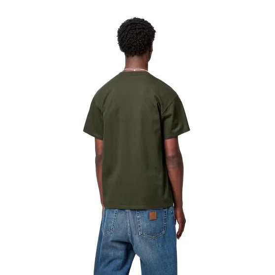Carhartt WIP Chase Tee Olive / Gold - Image 2
