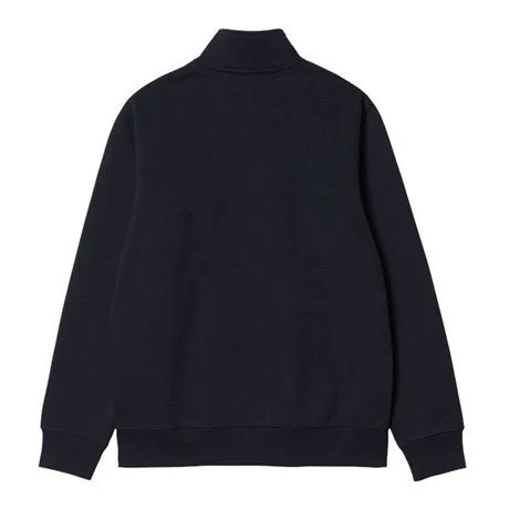 Carhartt WIP Chase Zip Neck Sweat Dark Navy / Gold - Image 4