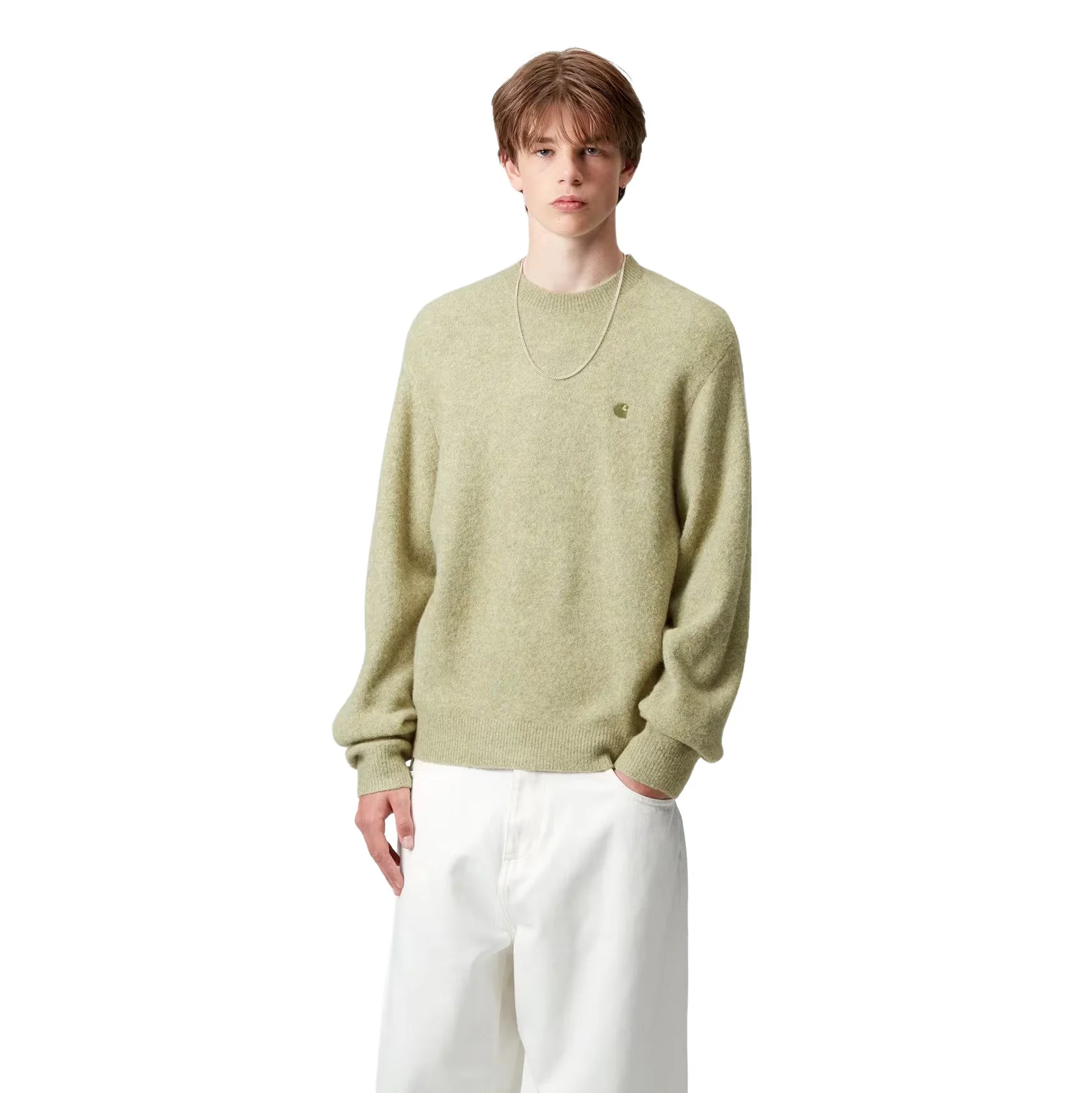 Carhartt WIP Curtis Sweater Tangled Brass - Image 2