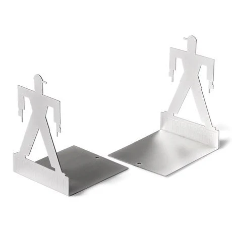 Carhartt WIP Foundation Bookends Silver - Image 2