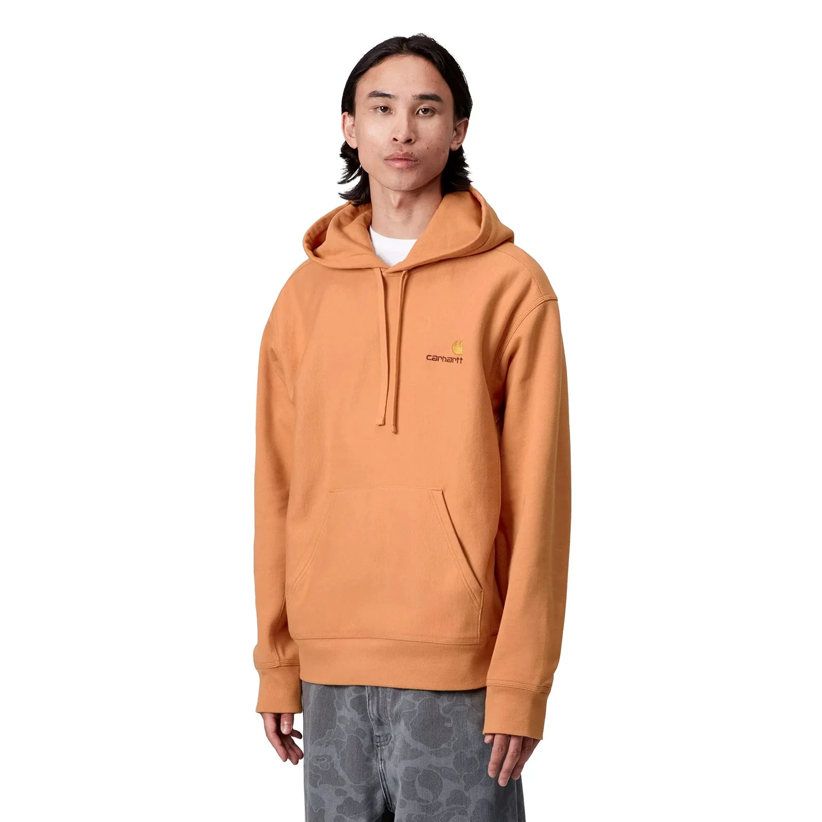 Carhartt WIP Hooded American Script Sweat Redhaven