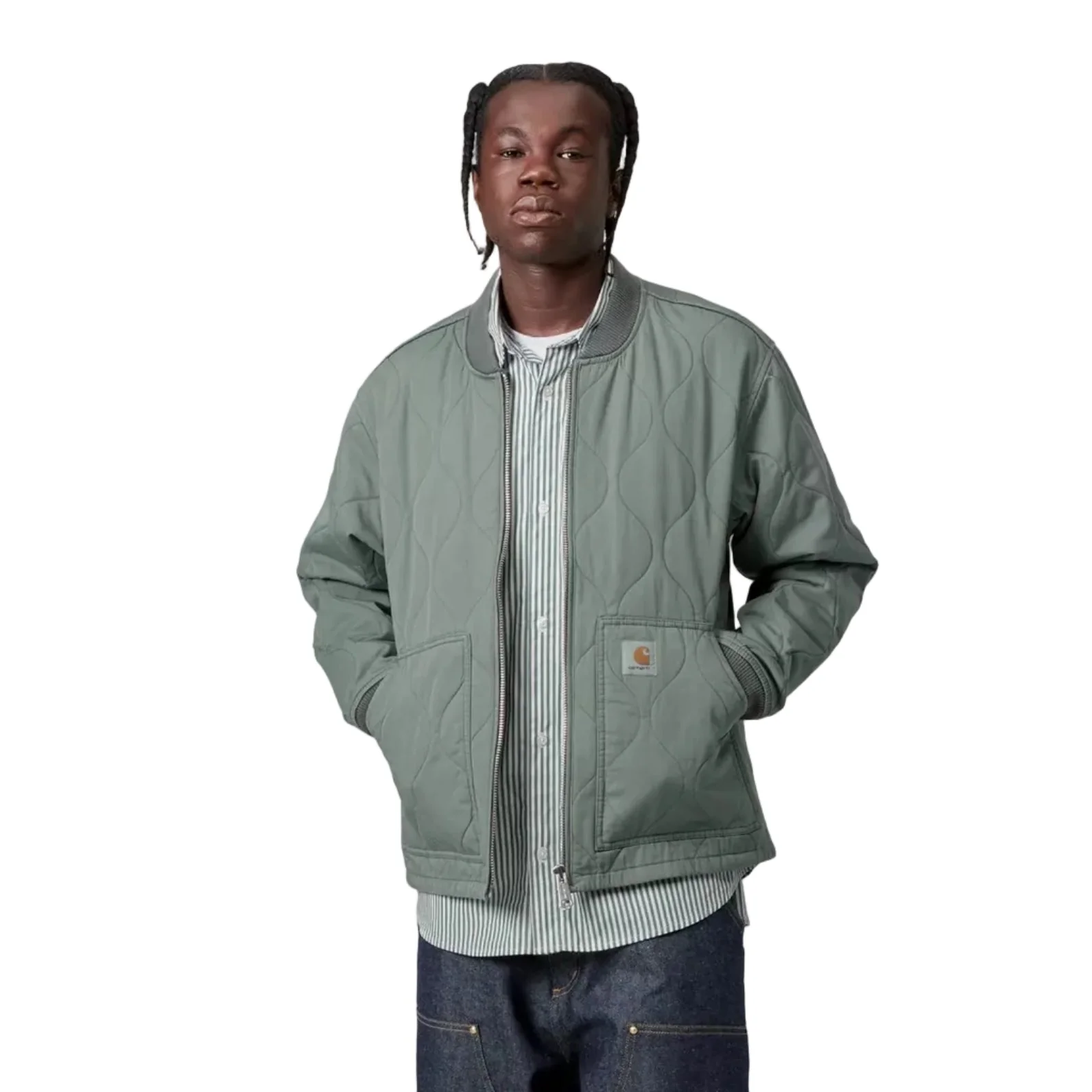 Carhartt WIP Kylan Liner Velvet Green - Image 2