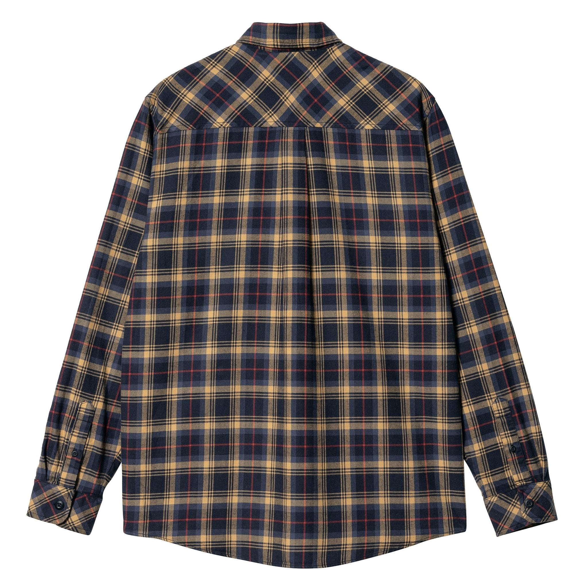 Carhartt WIP Lermond Check Shirt Dark Navy - Image 2