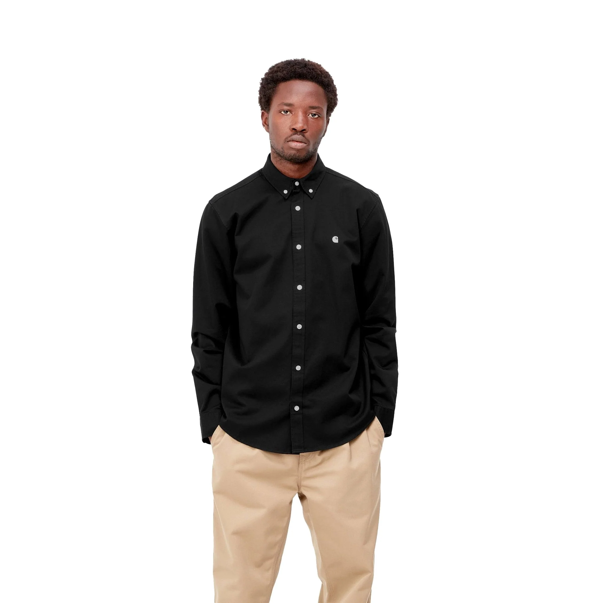 Carhartt WIP Madison Twill Shirt Black / Wax