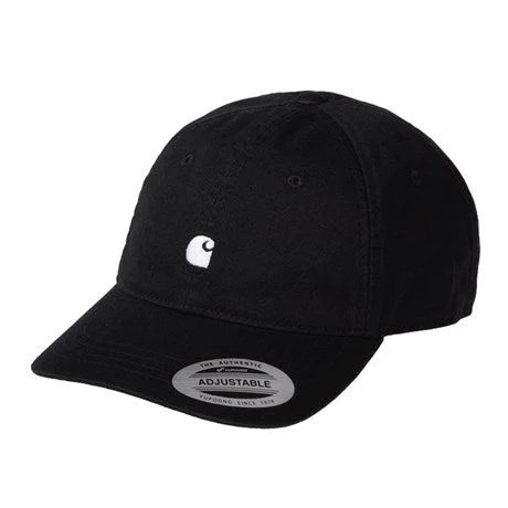 Carhartt WIP Madison Logo Twill Cap Black/White