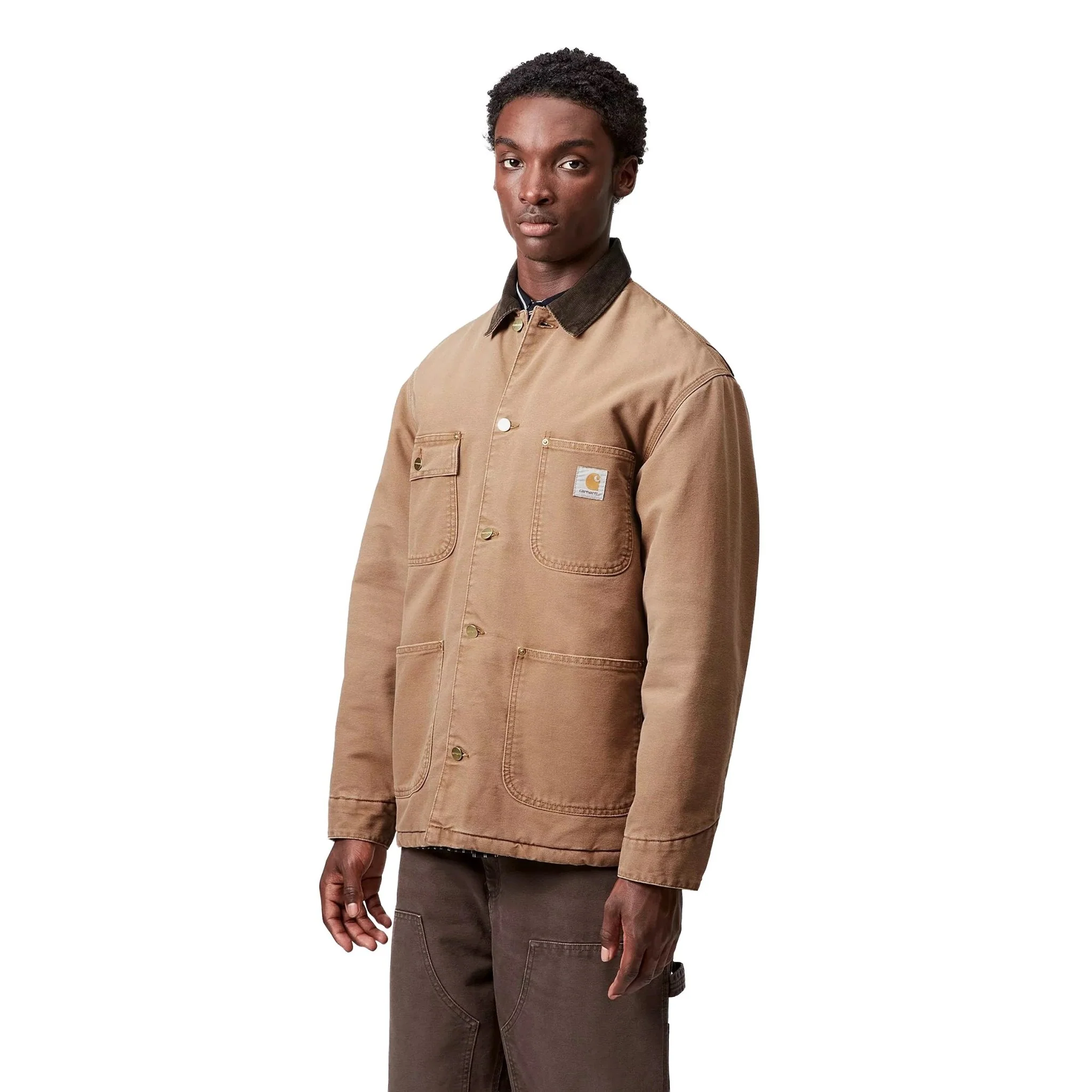 Carhartt WIP OG Chore Coat Dearborn Canvas Hamilton Brown / Tobacco Stone