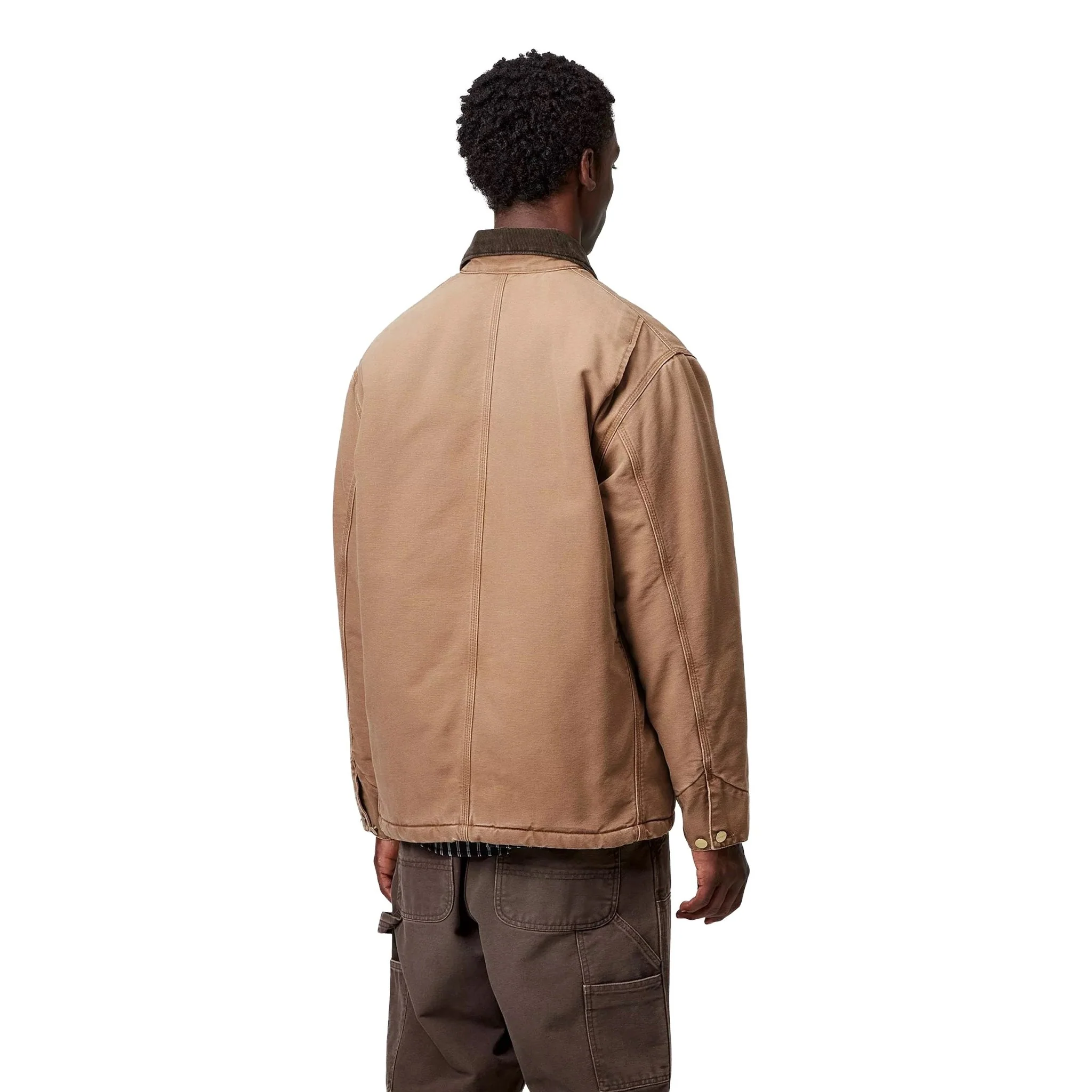 Carhartt WIP OG Chore Coat Dearborn Canvas Hamilton Brown / Tobacco Stone - Image 6