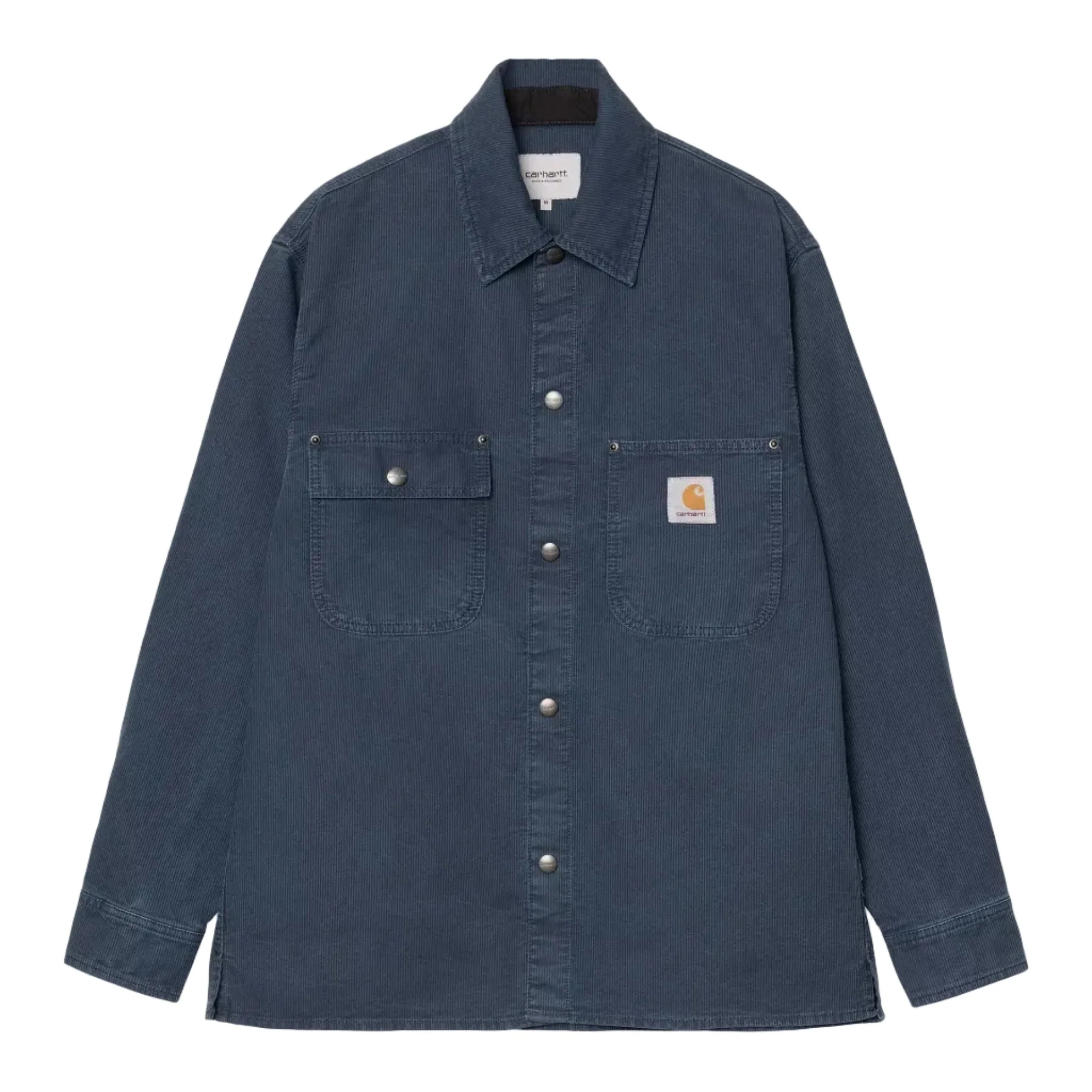 Carhartt WIP Parrish Shirt Jacket Daytona Bedford Blue Stone Washed