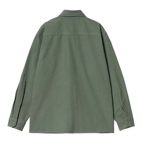 Carhartt WIP Reno Shirt/Jacket Cotton Drill Park Garment Dyed - Image 2