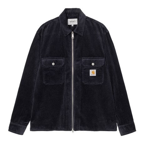 Carhartt WIP Reynold Cord Shirt Jacket Dark Navy Rinsed