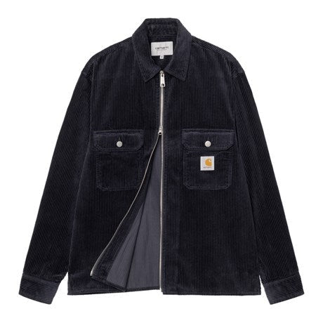 Carhartt WIP Reynold Cord Shirt Jacket Dark Navy Rinsed - Image 2