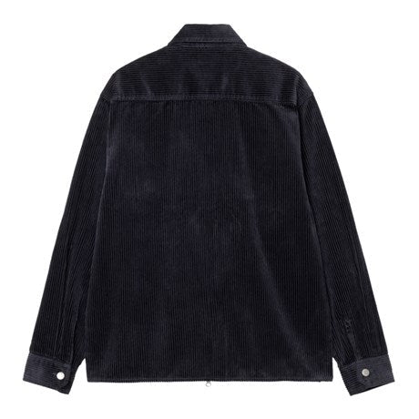 Carhartt WIP Reynold Cord Shirt Jacket Dark Navy Rinsed - Image 3