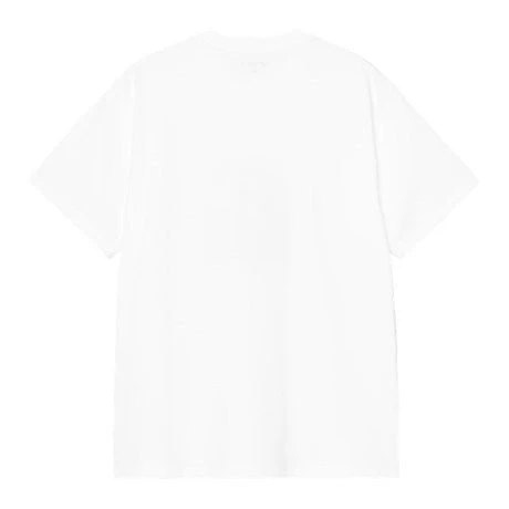 Carhartt WIP S/S Beaker T-Shirt White - Image 2