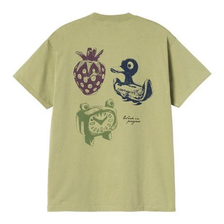 Carhartt WIP S/S Forma Tee Gentle Green Stone Wash - Image 2