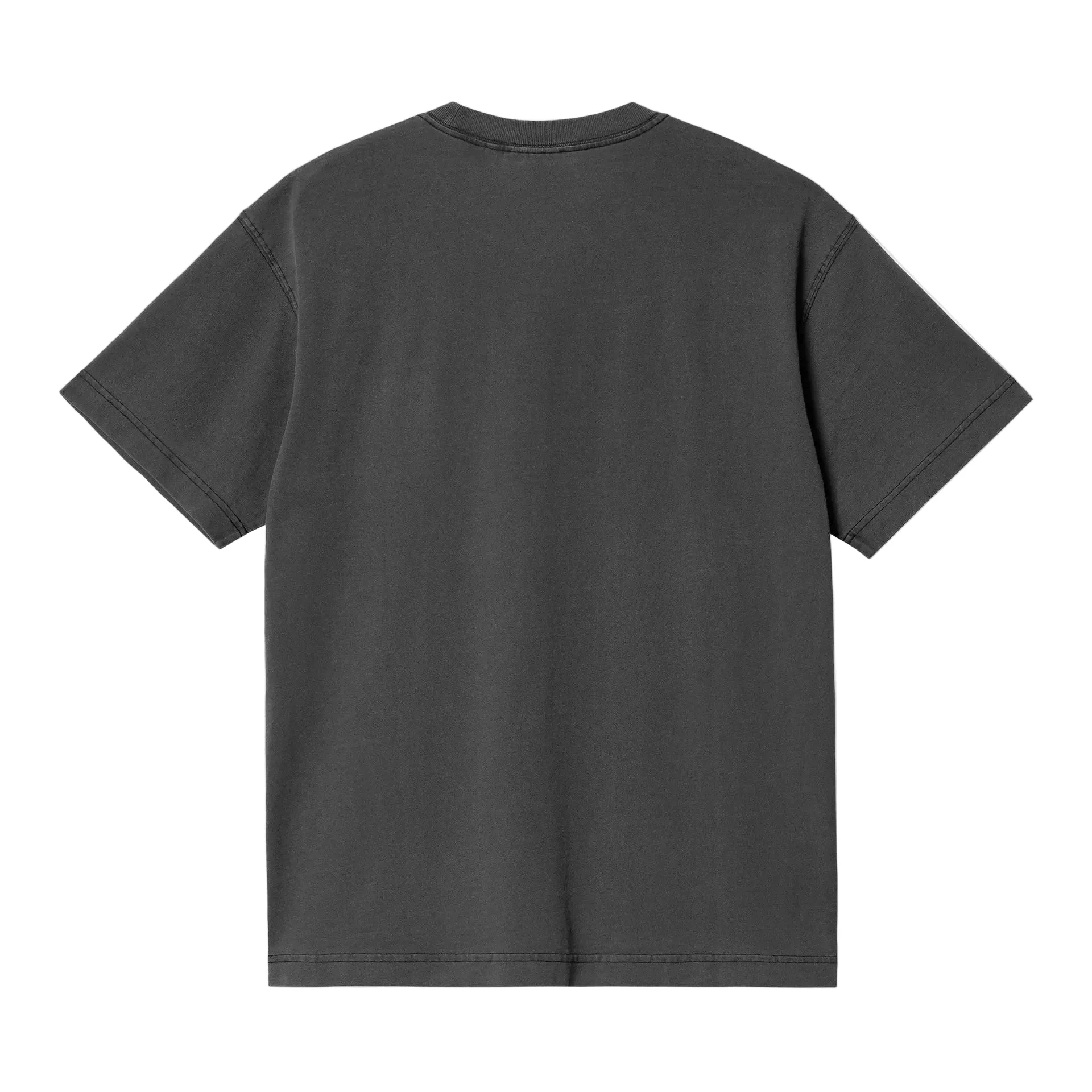 Carhartt WIP S/S Nelson T-Shirt Black Garment Dye - Image 3