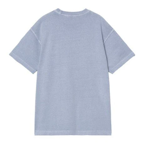 Carhartt WIP S/S Nelson T-Shirt Gentle Blue Garment Dye - Image 2