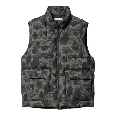Carhartt WIP Springfield Vest Camo Duck Grey/Hamilton Brown - Image 2