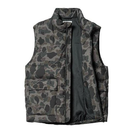 Carhartt WIP Springfield Vest Camo Duck Grey/Hamilton Brown - Image 4