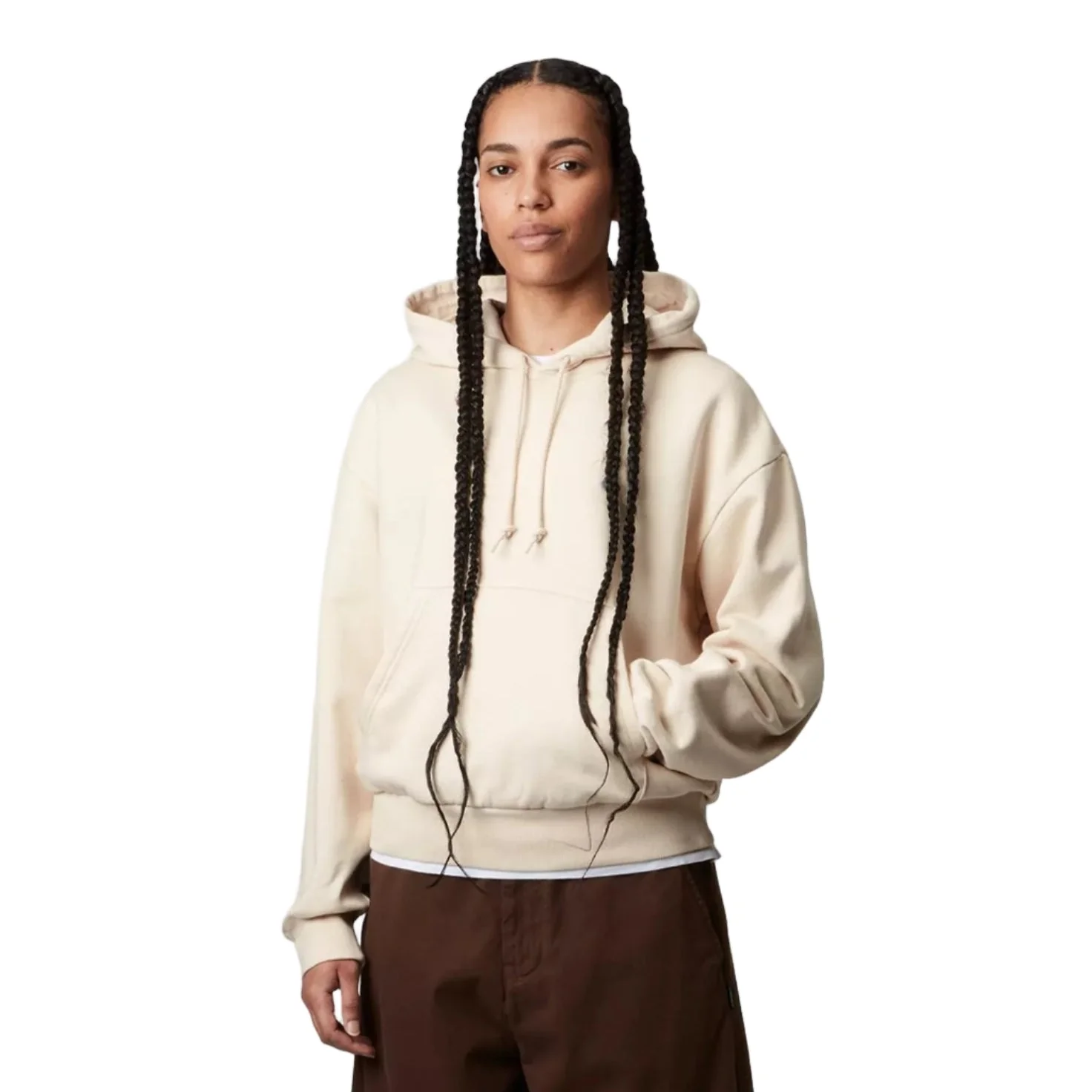 Carhartt WIP Women Hooded Casey Sweatshirt Natural/Silver