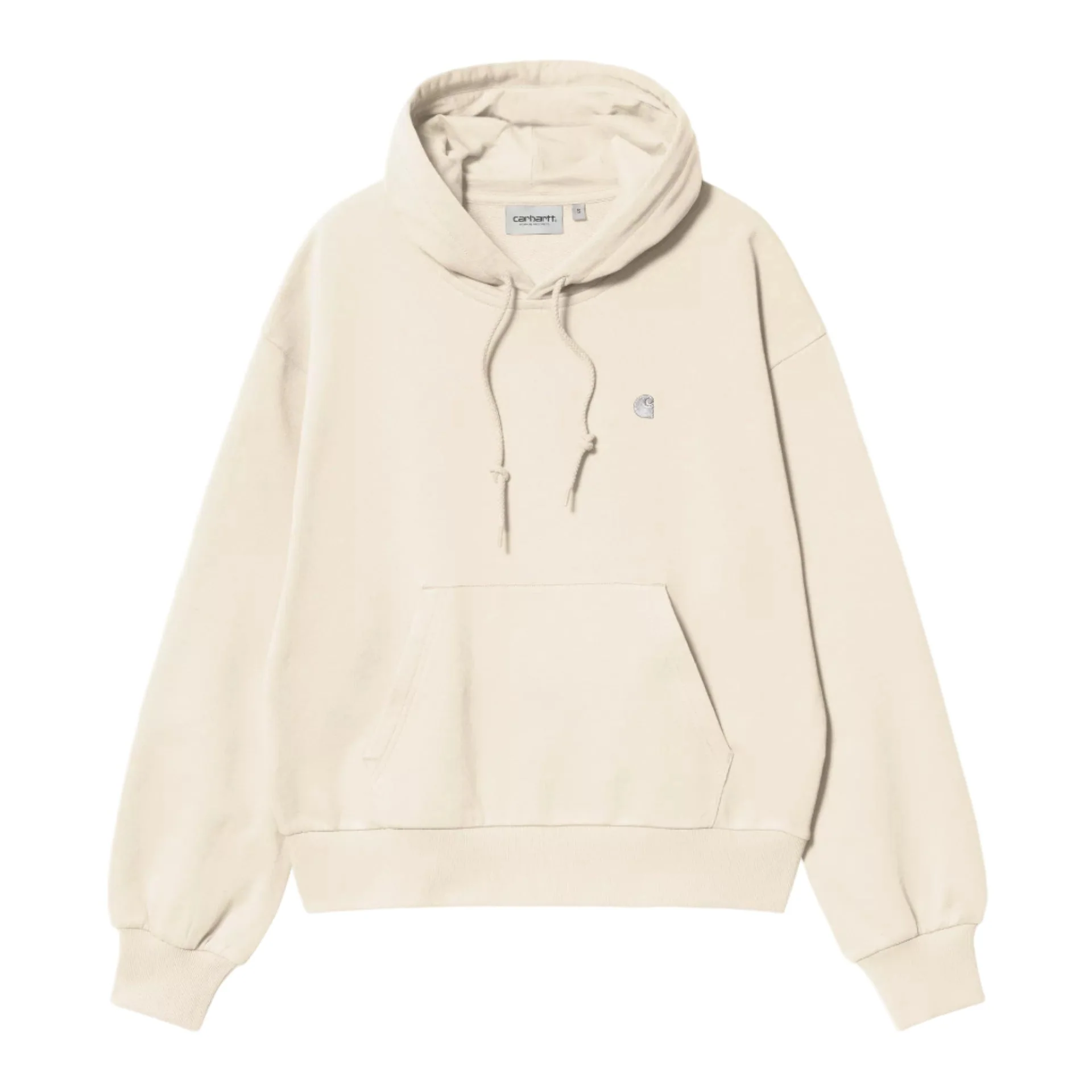 Carhartt WIP Women Hooded Casey Sweatshirt Natural/Silver - Image 2