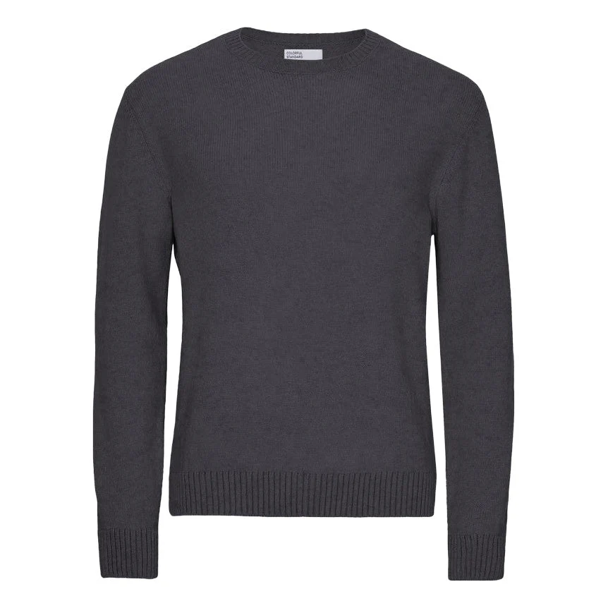 Colorful Standard Classic Merino Wool Crew Lava Grey - Image 4