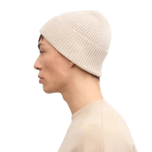 Colorful Standard Merino Wool Beanie Ivory White - Image 2