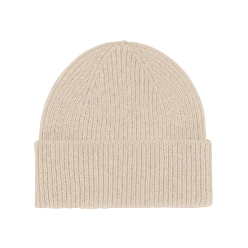 Colorful Standard Merino Wool Beanie Ivory White - Image 3