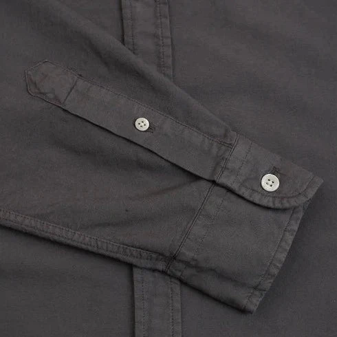 Colorful Standard Organic Cotton Oxford Shirt Lava Grey - Image 6
