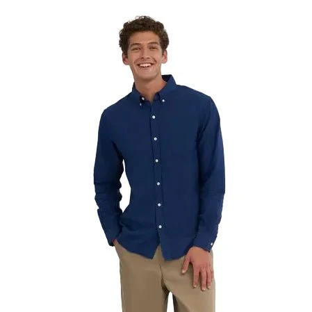 Colorful Standard Organic Cotton Oxford Shirt Marine Blue