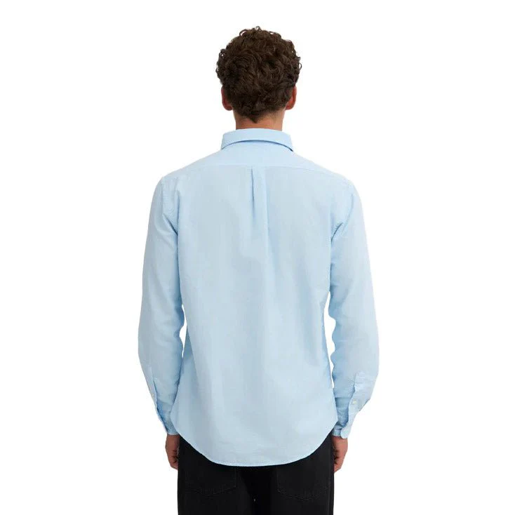 Colorful Standard Organic Cotton Oxford Shirt Polar Blue - Image 3