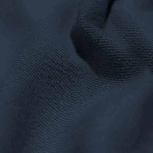 Colorful Standard Flannel Shirt Navy Blue - Image 2