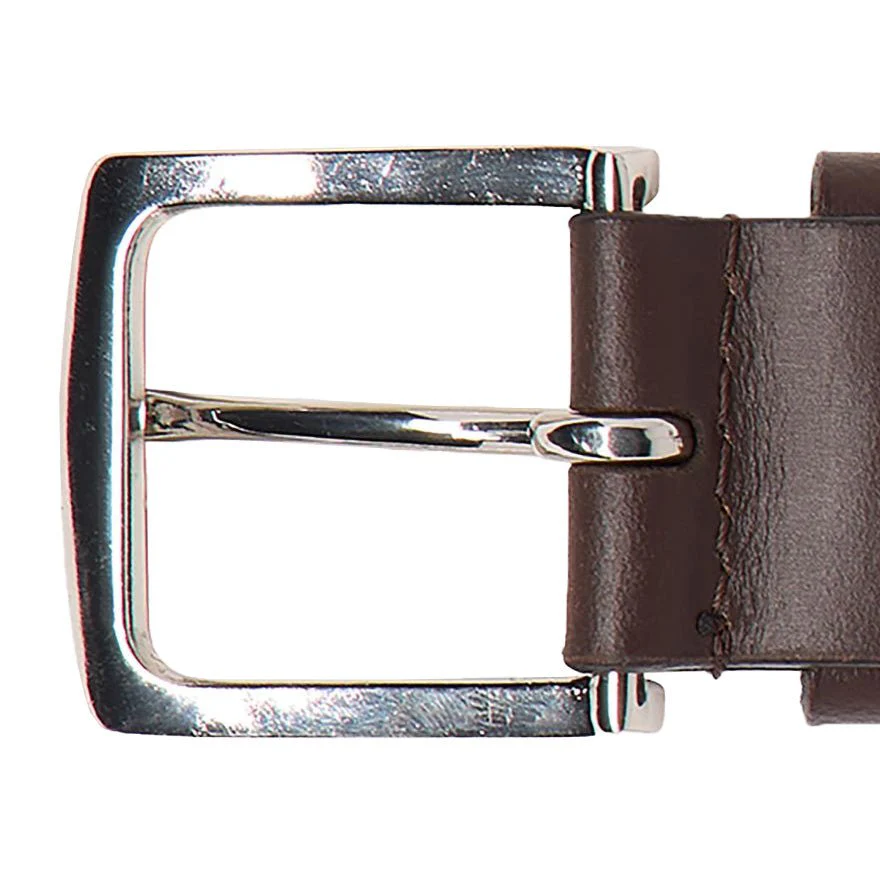 Edwin Forever Buffalo Grain Leather Belt Dark Brown - Image 3