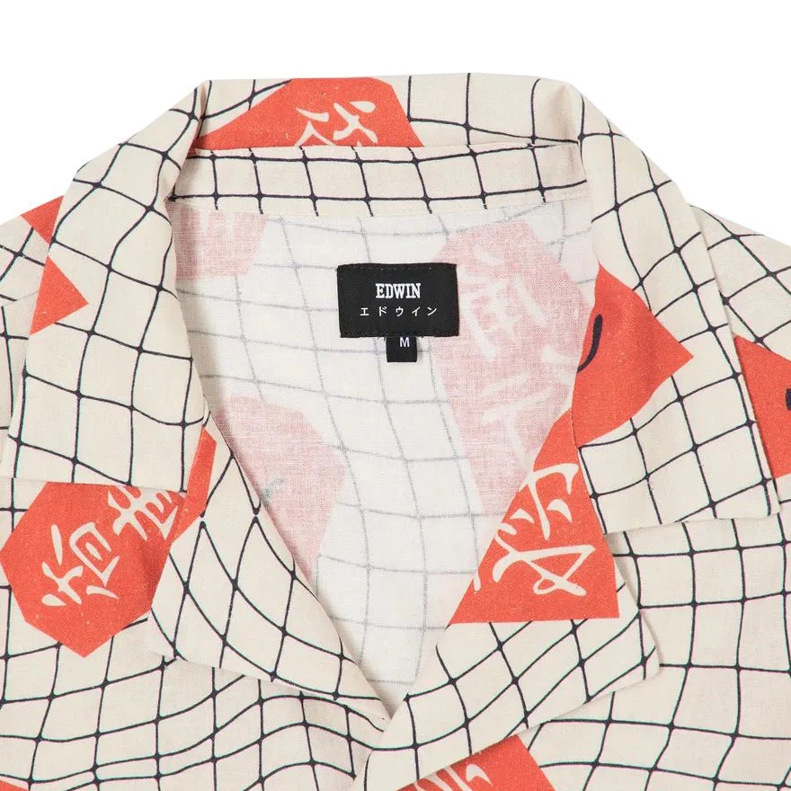 Edwin Shogi Shirt In Cotton/Linen Multi Coloured - Image 2
