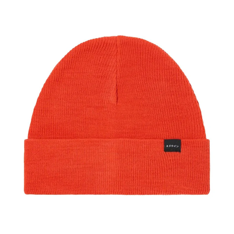 Edwin Watch Cap Beanie Tangerine Tango