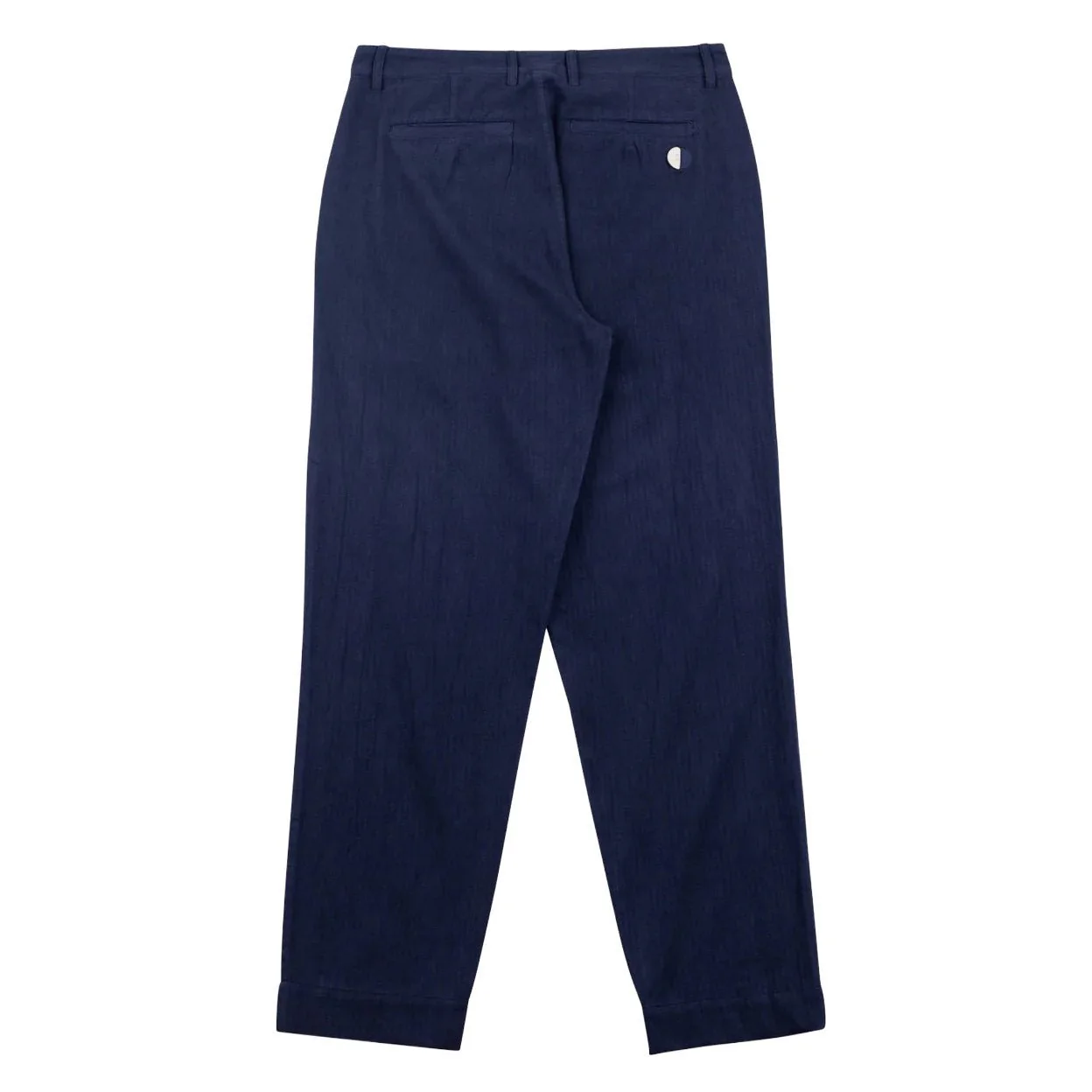 Folk Assembly Herringbone Suit Trouser Navy - Image 6
