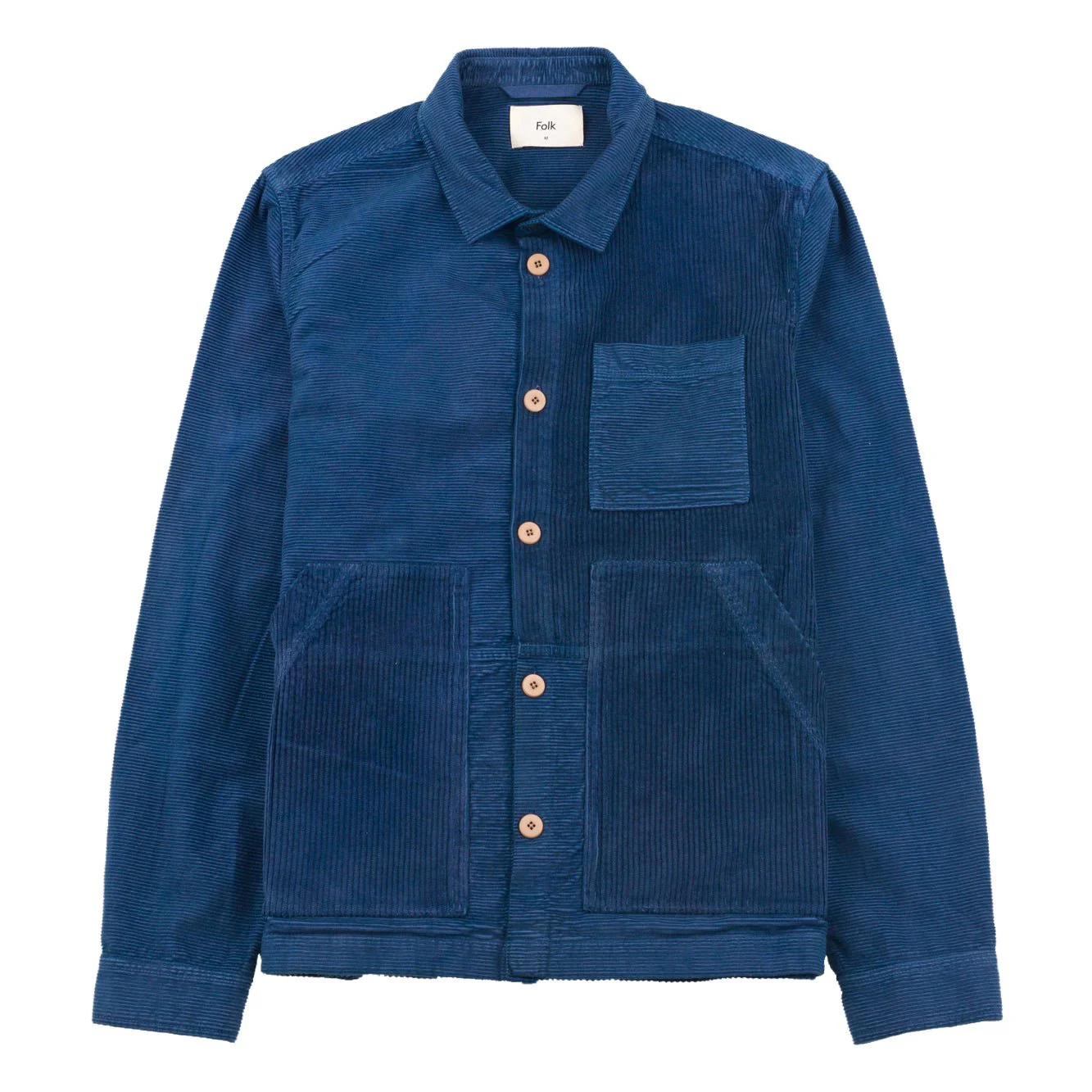 Folk Assembly Worker Jacket Cord Mix Soft Blue