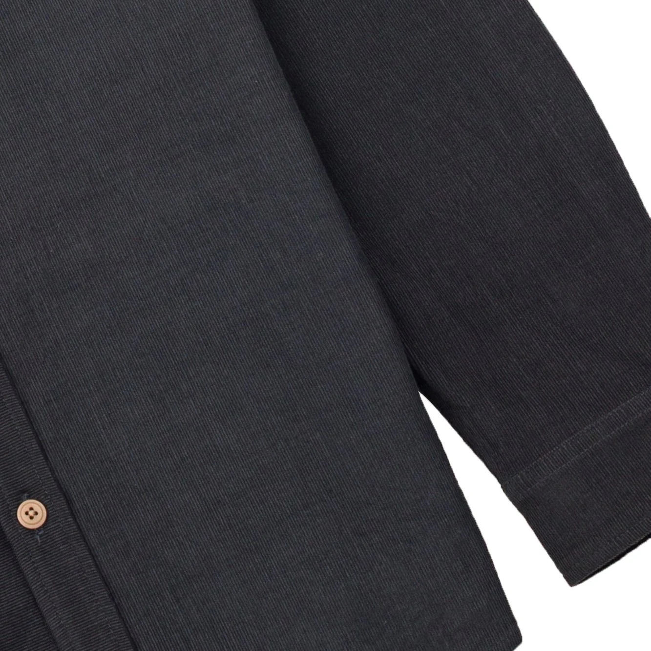 Folk Direction Babycord Shirt Charcoal - Image 6