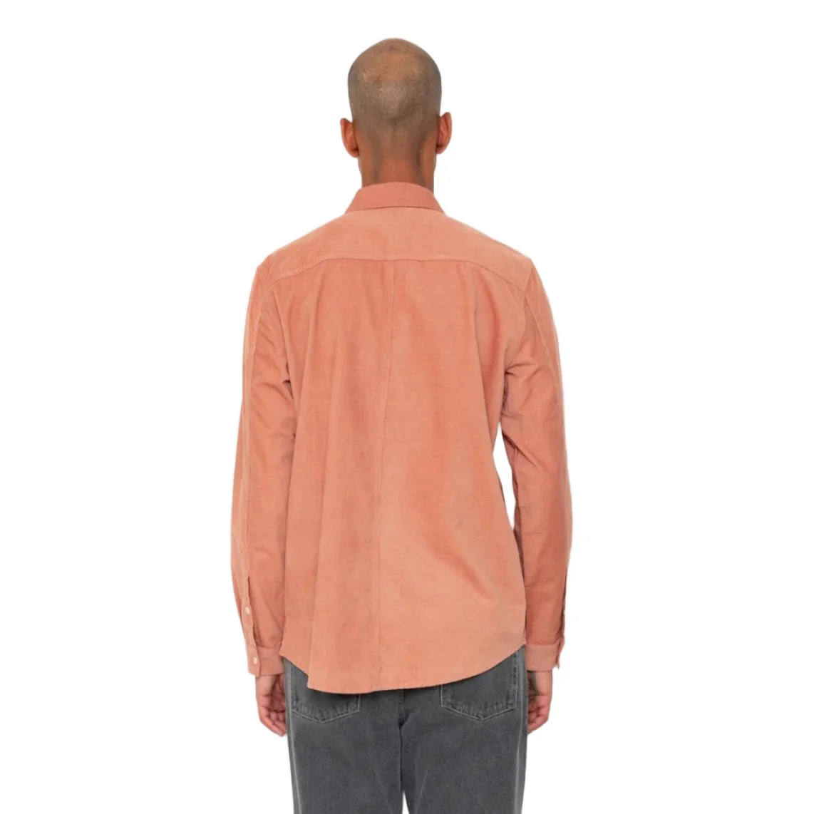 Folk Direction Babycord Shirt Dusty Pink - Image 6