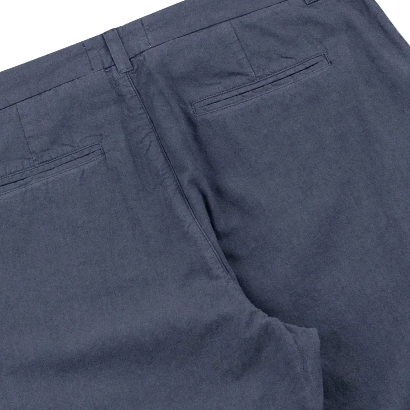 Folk Linen/Cotton Fixed Waistband Trouser Charcoal - Image 5