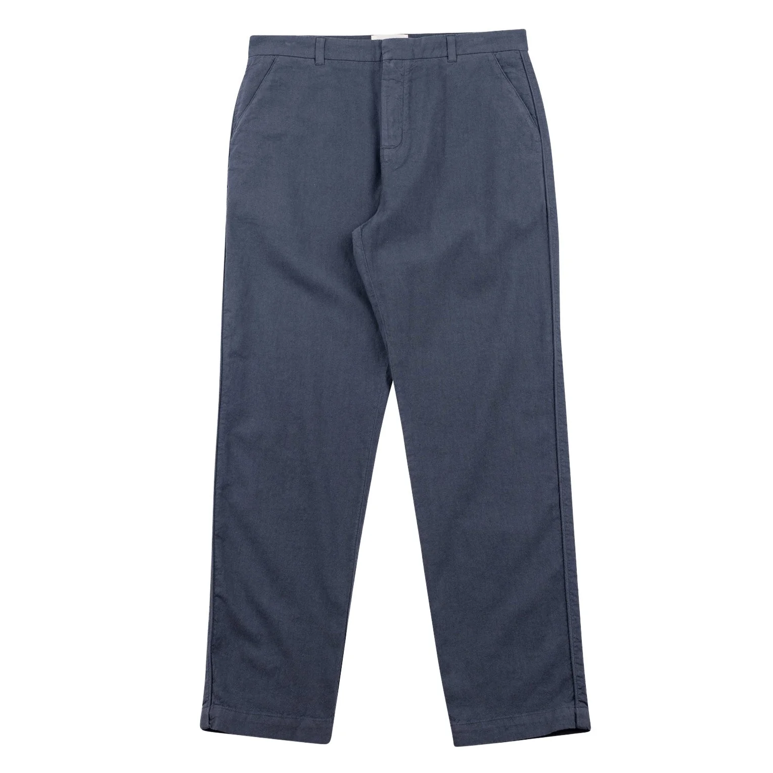 Folk Linen/Cotton Fixed Waistband Trouser Charcoal - Image 6